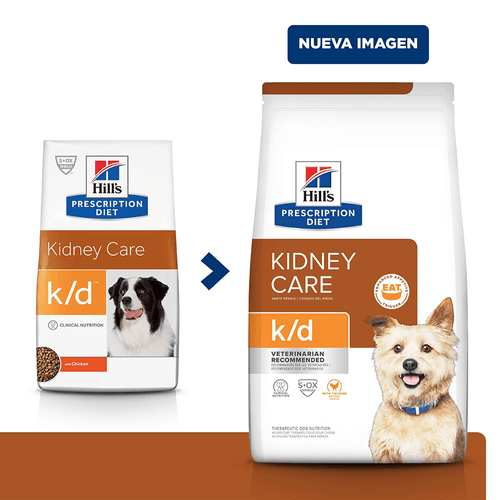 Comida Para Perro Hills Prescription Diet Cuidado Renal K/D Pollo
