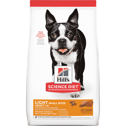 Comida Para Perro Hills Sb Adulto Light Razas Pequeñas  Pollo