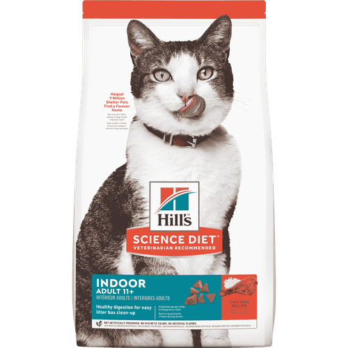 Comida Para Gato Hills Adulto 11+ Indoor Pollo