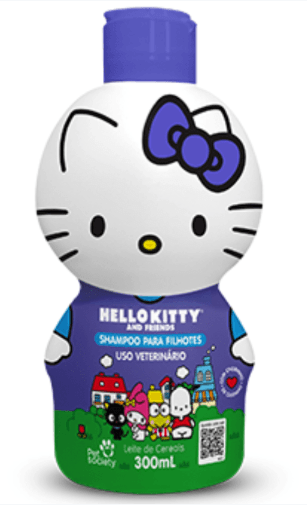Hello Kitty Shampoo Cachorros  para perro y gato 300 Ml