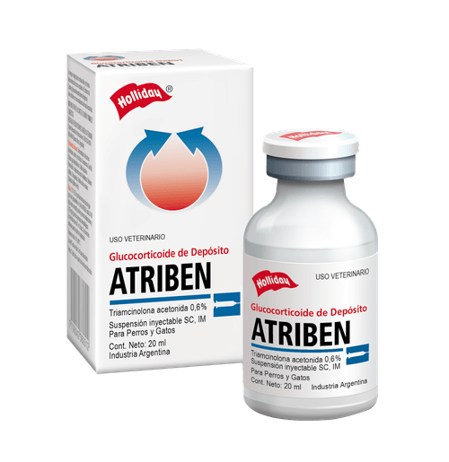 Atriben Antiinflamatorio Perros Y Gatos - Solución inyectable