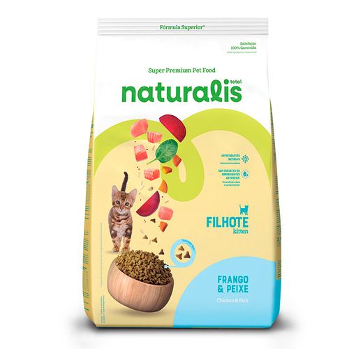 Comida para gato cachorros  Naturalis pollo y pescado