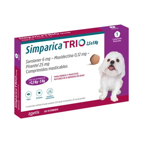 Simparica Trio Purple (2.5 a 5 kg)