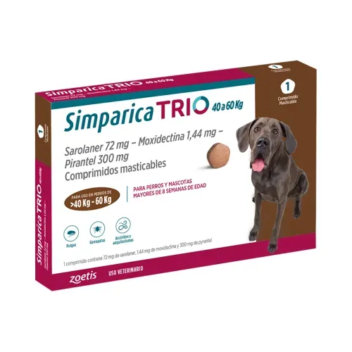 Simparica Trio Café (40 a 60 Kg)