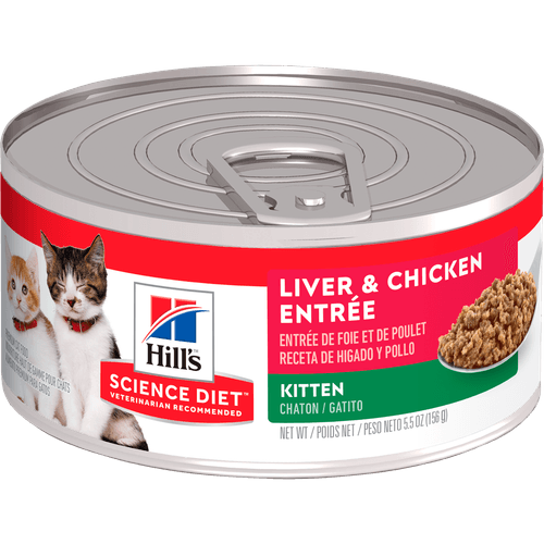 Comida Húmeda Para Gato Hills Kitten Pollo